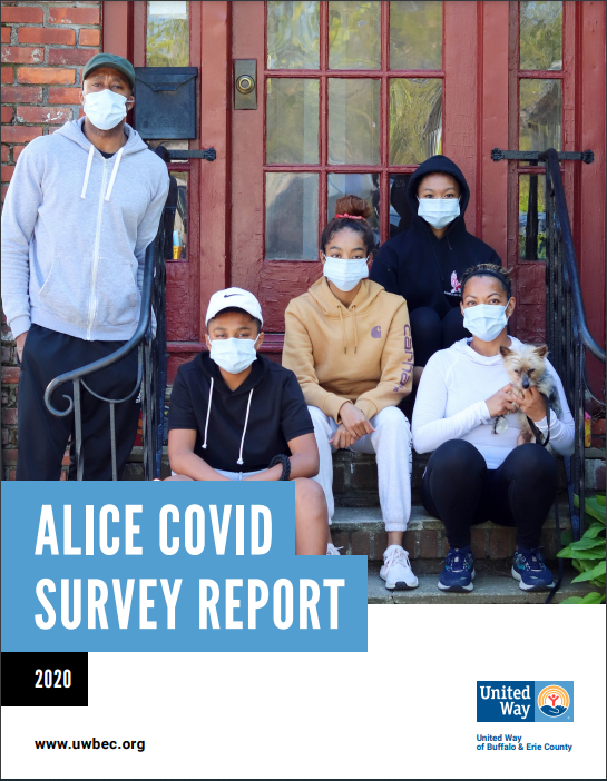 Booklet Cover - ALICE COVID Survey Report 2020 United Way of Buffalo & Erie County